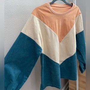 70s inspired Oversized Sweater
